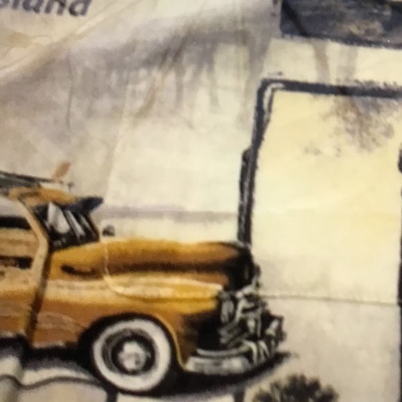 Arbor Bay Men’s Vacation Cruise Vintage Cars - 2X - Picture 5 of 16